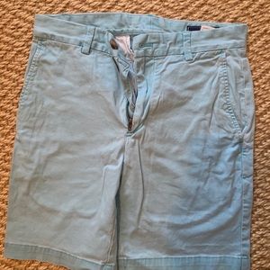 Turquoise boys chino shorts